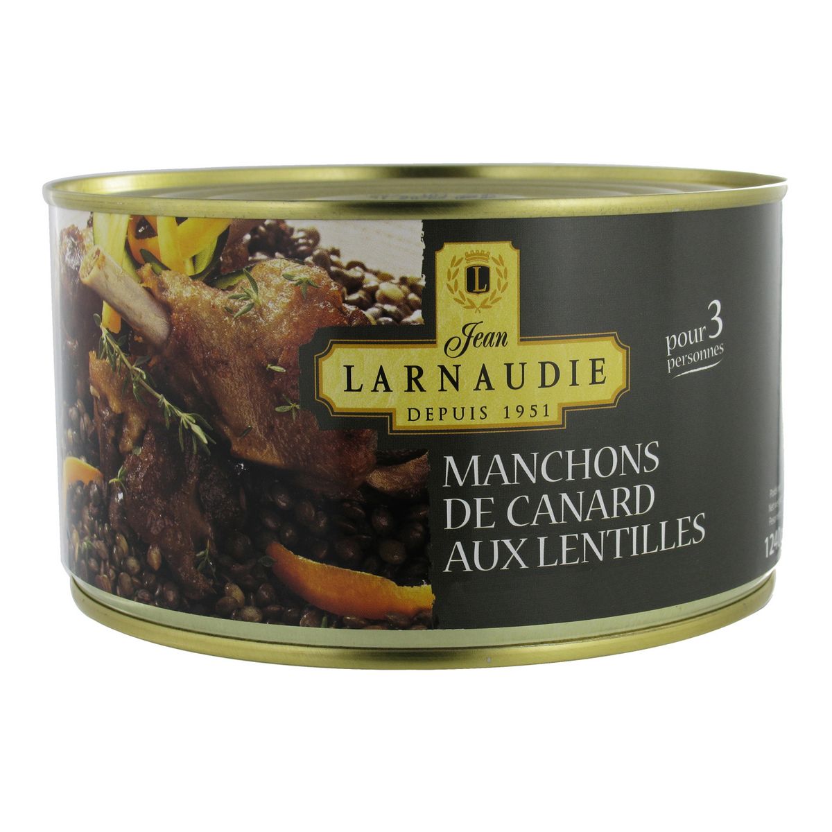 JEAN LARNAUDIE Machons de canard aux lentilles 3 personnes 1,240kg