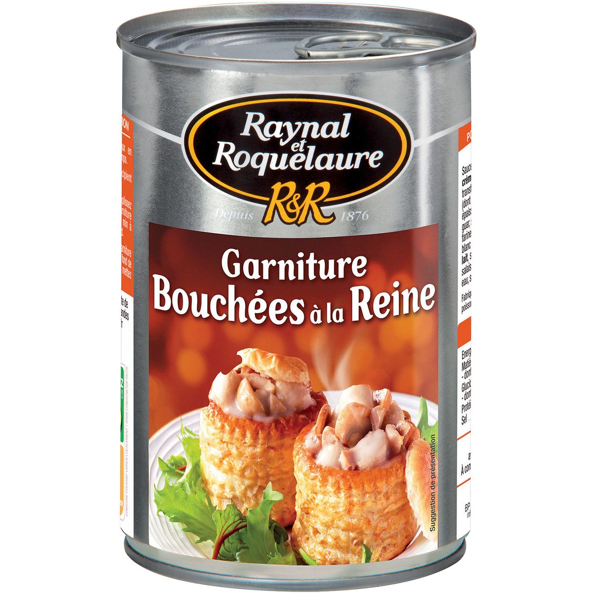 RAYNAL ET ROQUELAURE Raynal & Roquelaure garniture pour bouchées à la reine 385g