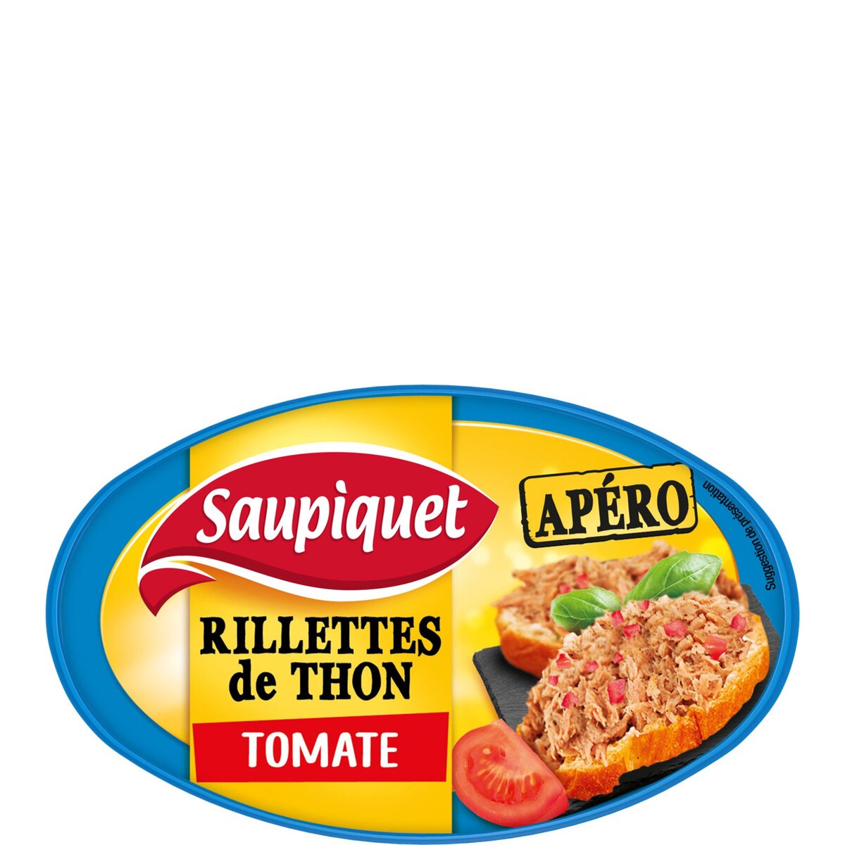 SAUPIQUET Rillettes apéro de thon à la tomate 115g