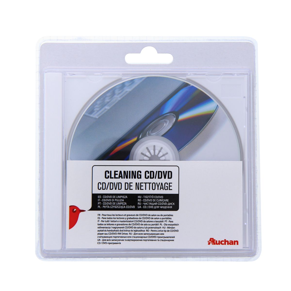 AUCHAN CD/DVD Nettoyage Lecteur
