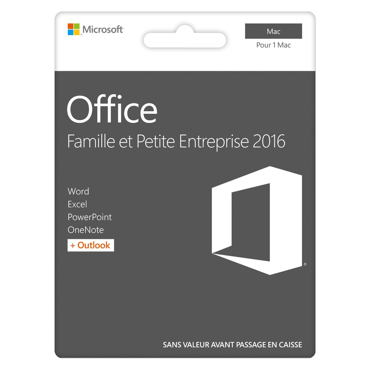 MICROSOFT Logiciel bureautique MAC - Home & Business - Office Famille et Petite Entreprise
