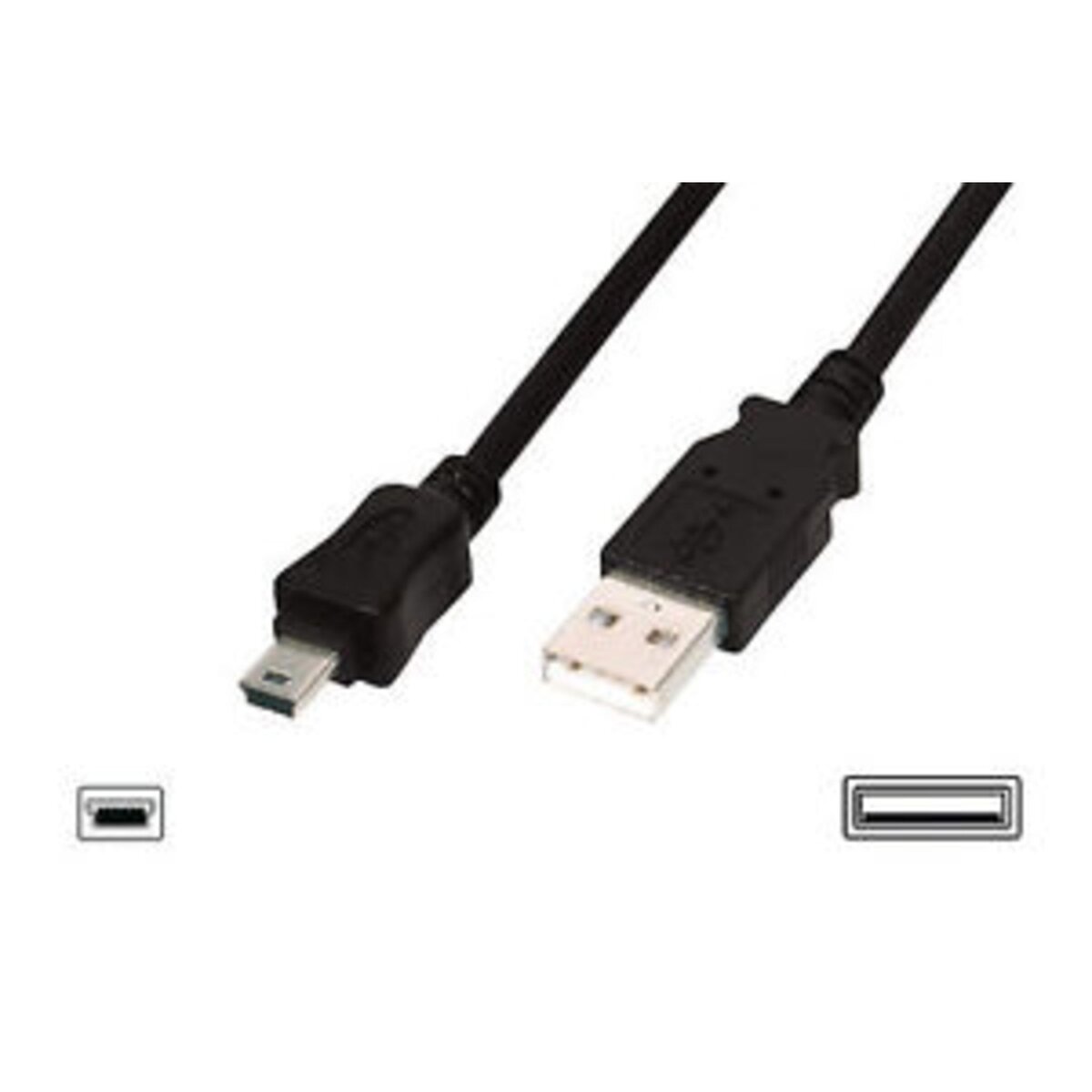 QILIVE Câble USB 2.0 A/Mini B 1.8