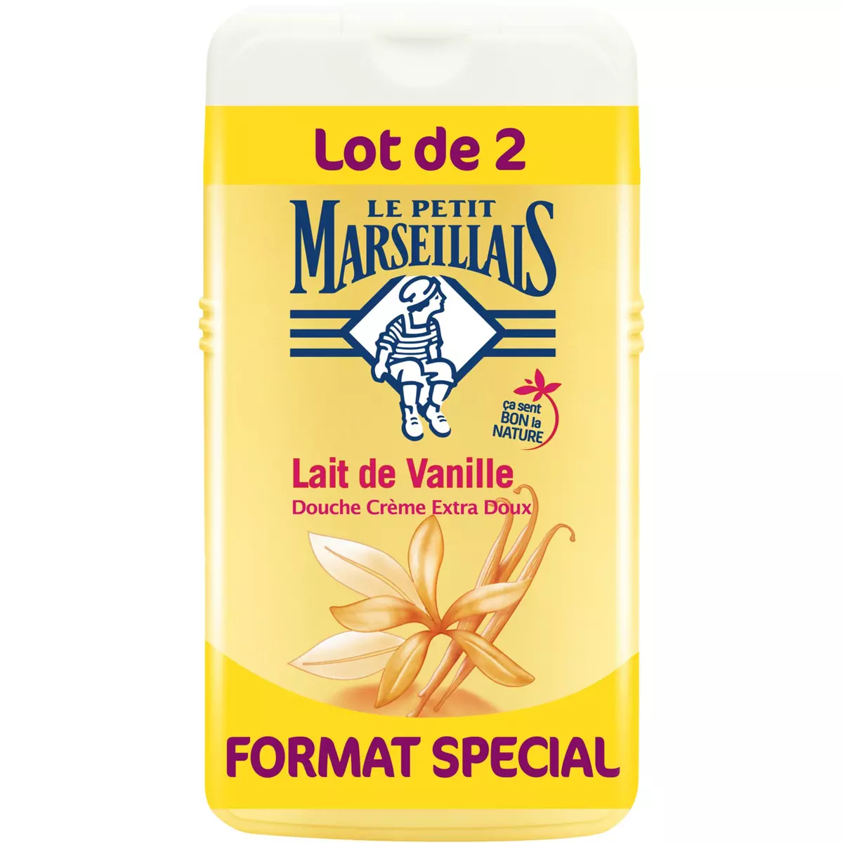 LE PETIT MARSEILLAIS Le Petit Marseillais Douche crème lait de vanille 2x250ml 2x250ml