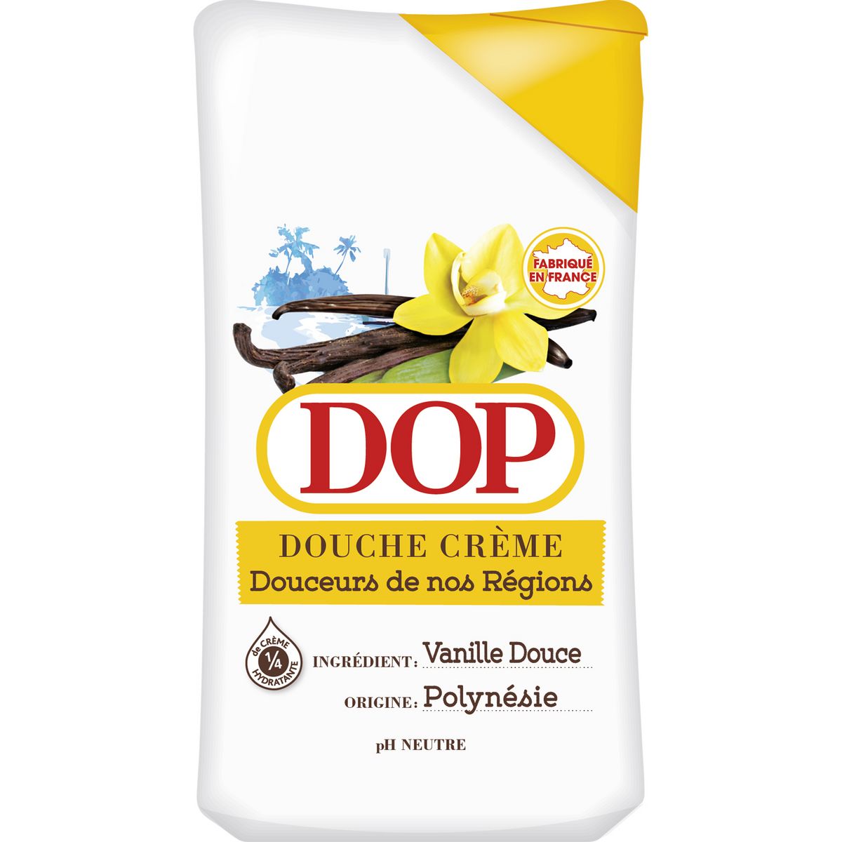 DOP Douceurs de nos régions crème de douche vanille 250ml