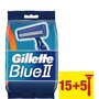 GILLETTE Blue 2 rasoirs jetables 2 lames 20 rasoirs