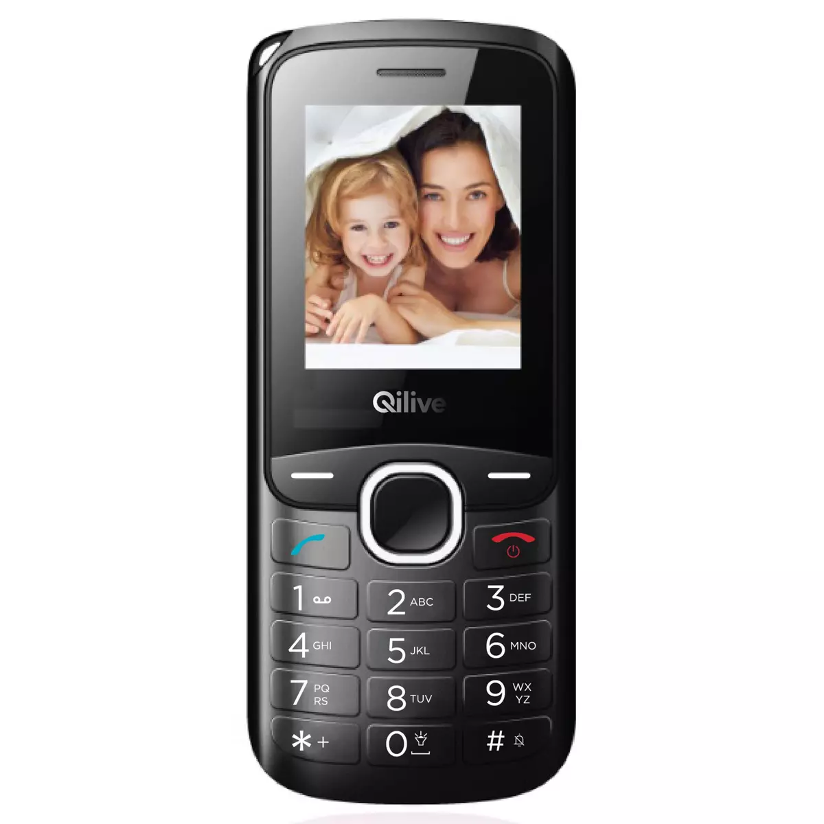 QILIVE Téléphone portable PHONE Q4222 - Double SIM - Noir