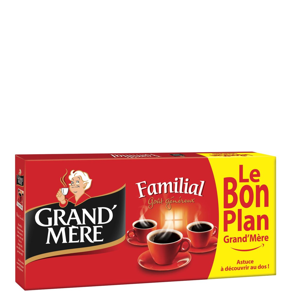 GRAND'MERE Café moulu familial 4x250g pas cher 