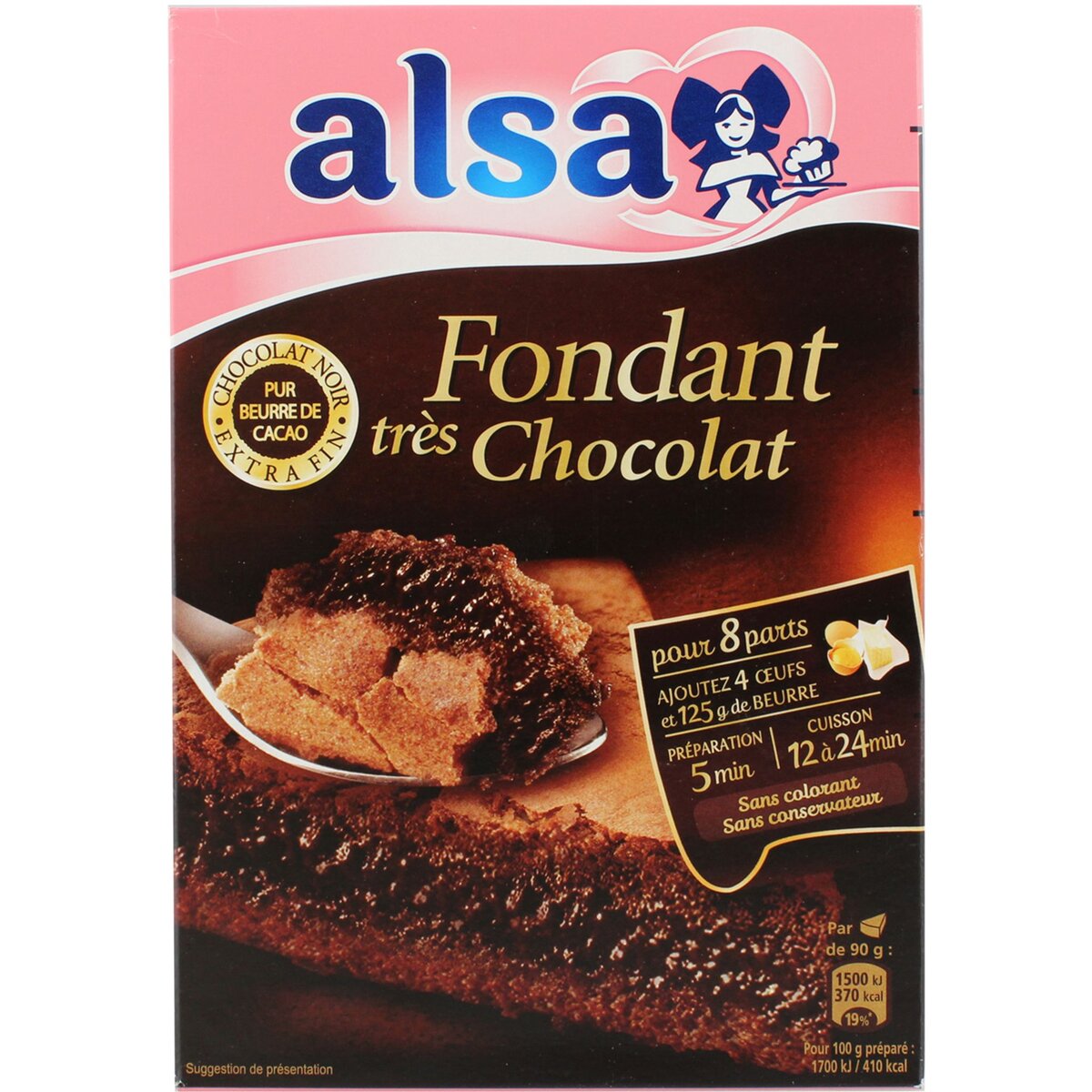 Alsa Préparation Gâteau Moelleux Chocolat