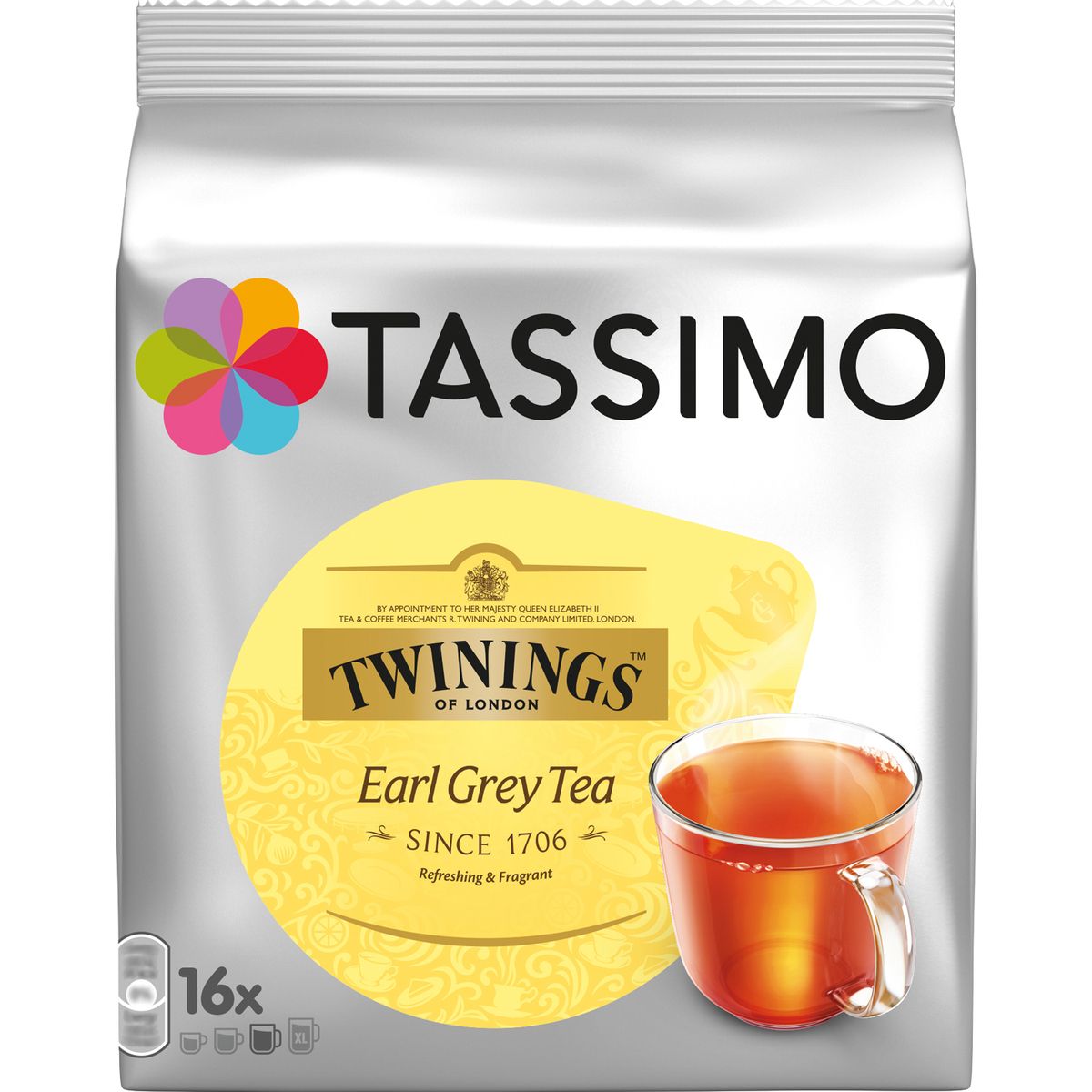 TASSIMO Tassimo twinings thé earl grey tdisc x16 -40g
