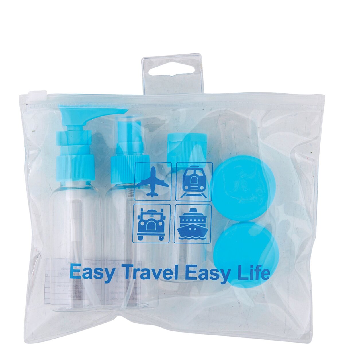 Acheter Kit de voyage avec flacons Bleu ? Bon et bon marché