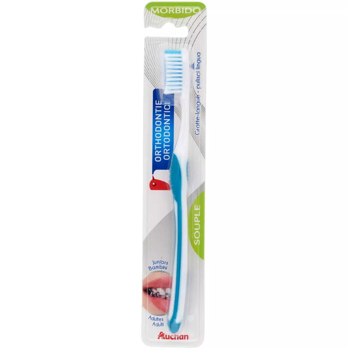 AUCHAN Auchan brosse à dents orthodontie