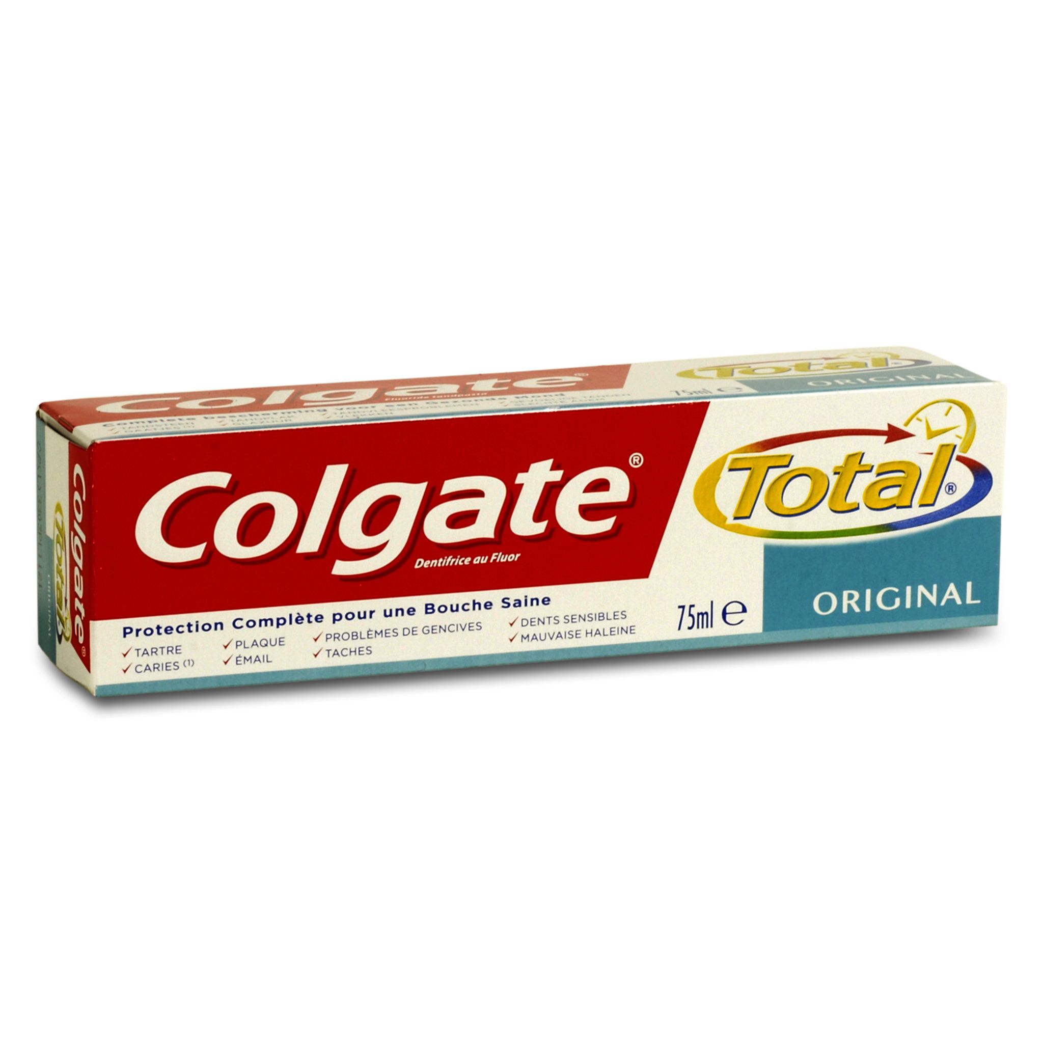 Voir la diapositive 2 : COLGATE Colgate dentifrice total original tube 75ml