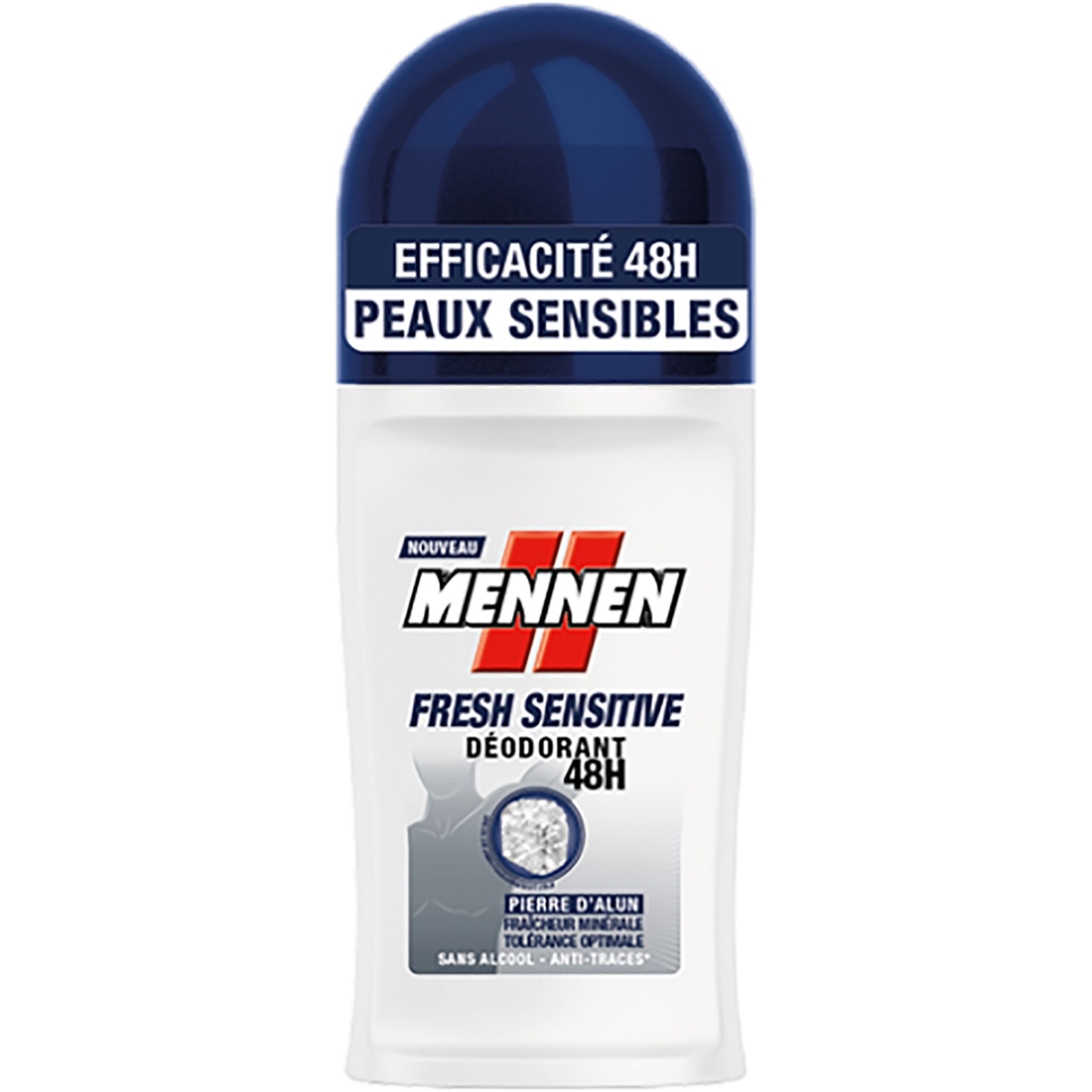 MENNEN Mennen déodorant homme bille fresh sensitive 50ml pas cher ...
