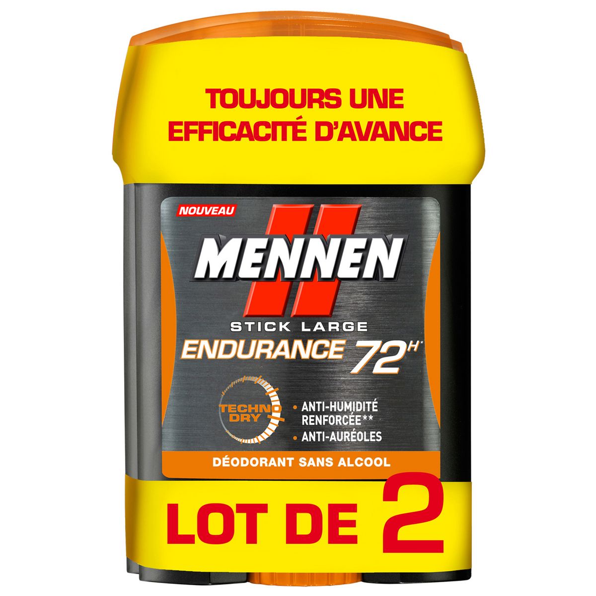 MENNEN Mennen déodorant homme 72h endurance 2x50ml