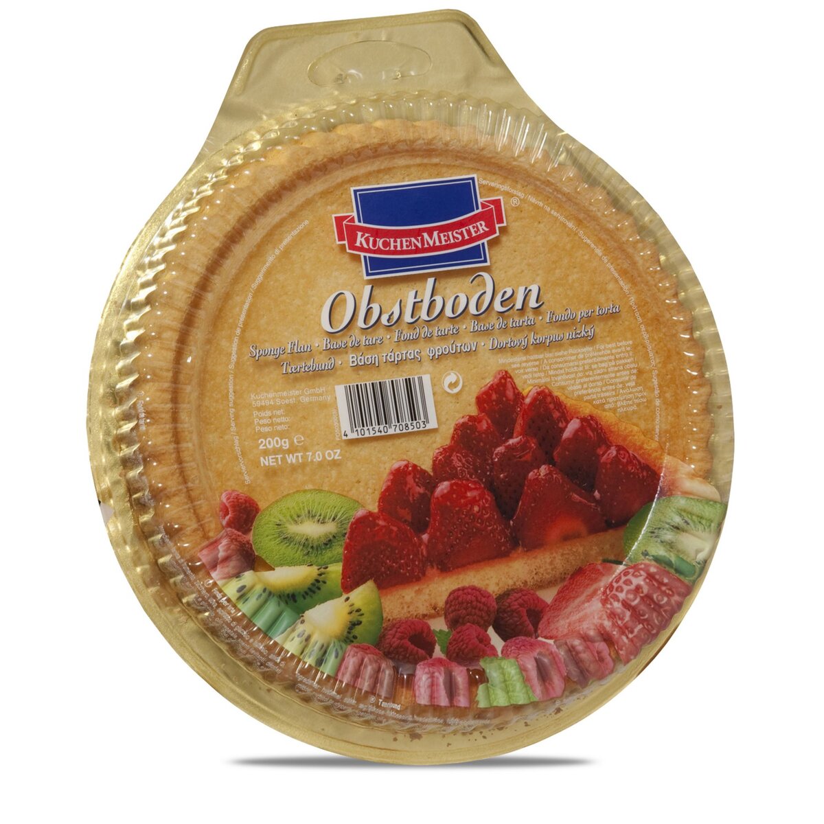 KUCHENMEISTER Fond de tarte à garnir 200g pas cher 