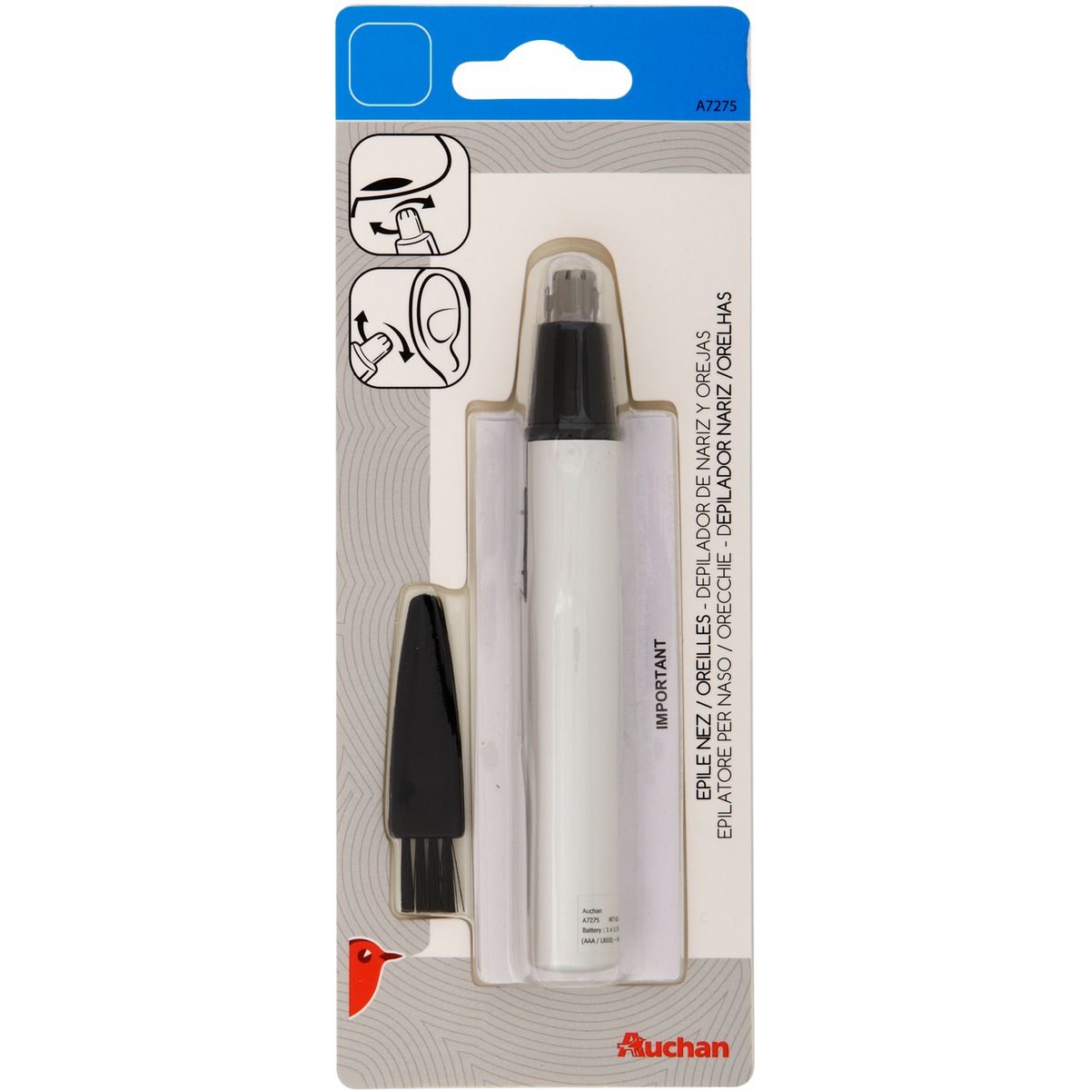AUCHAN Auchan épile nez oreilles