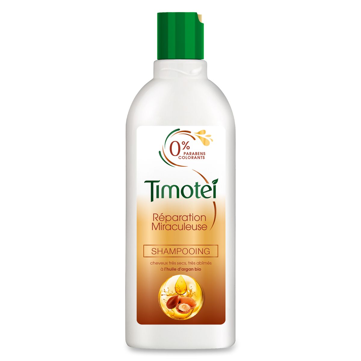 TIMOTEI Timotei Shampooing réparation miraculeuse argan bio cheveux secs 300ml 300ml