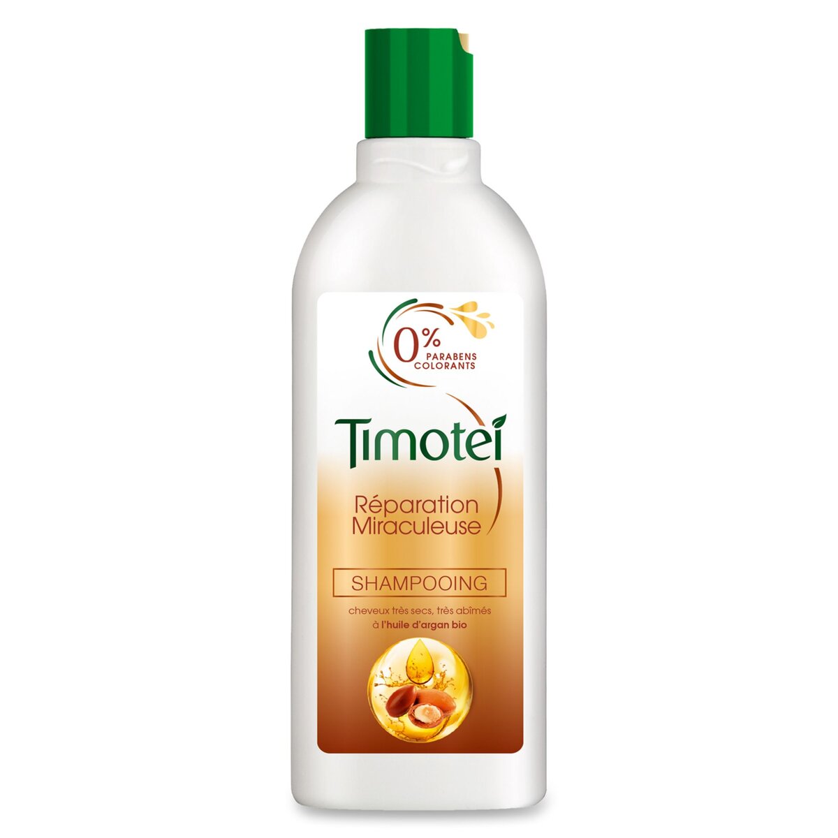 TIMOTEI Timotei Shampooing réparation miraculeuse argan bio cheveux secs 300ml 300ml