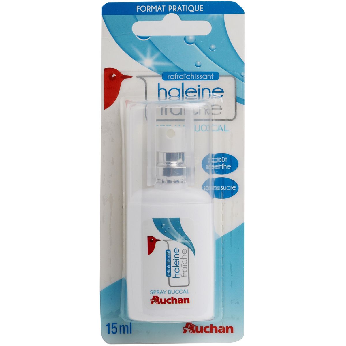 AUCHAN Auchan spray haleine fraîche 15ml
