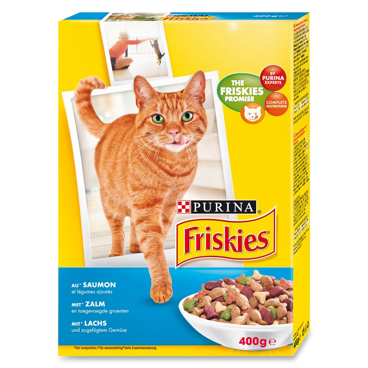 FRISKIES Friskies chat croquette saumon thon 400g