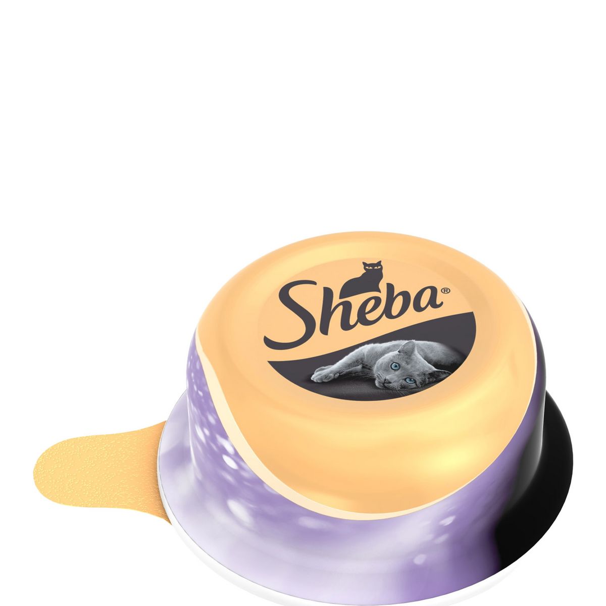 SHEBA Barquette pâtée thon et crevettes roses pour chat 80g