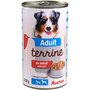 AUCHAN Adult boîte terrine de pâtée au boeuf pour chien 1,22kg