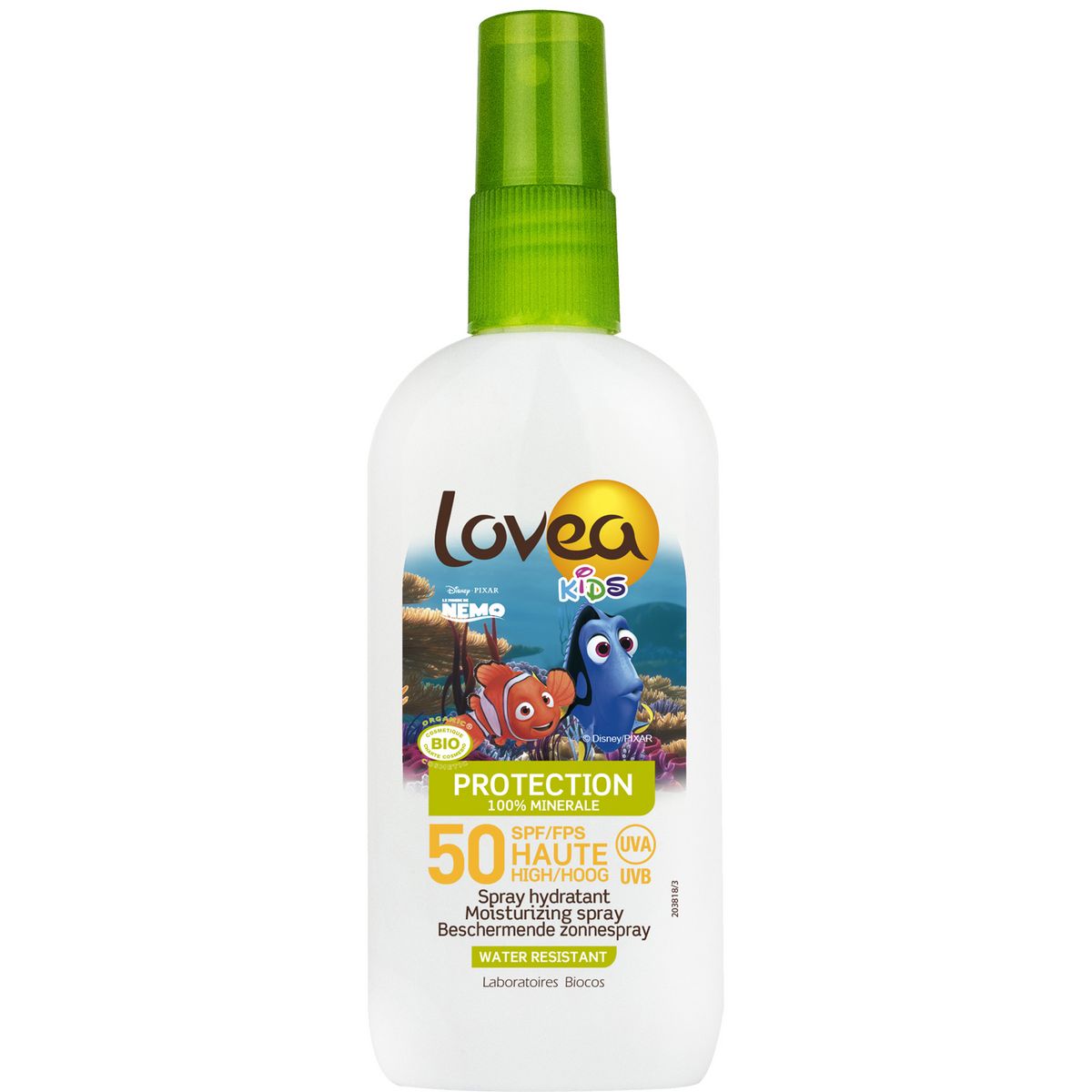 LOVEA Spray solaire enfants Disney SPF50 200ml