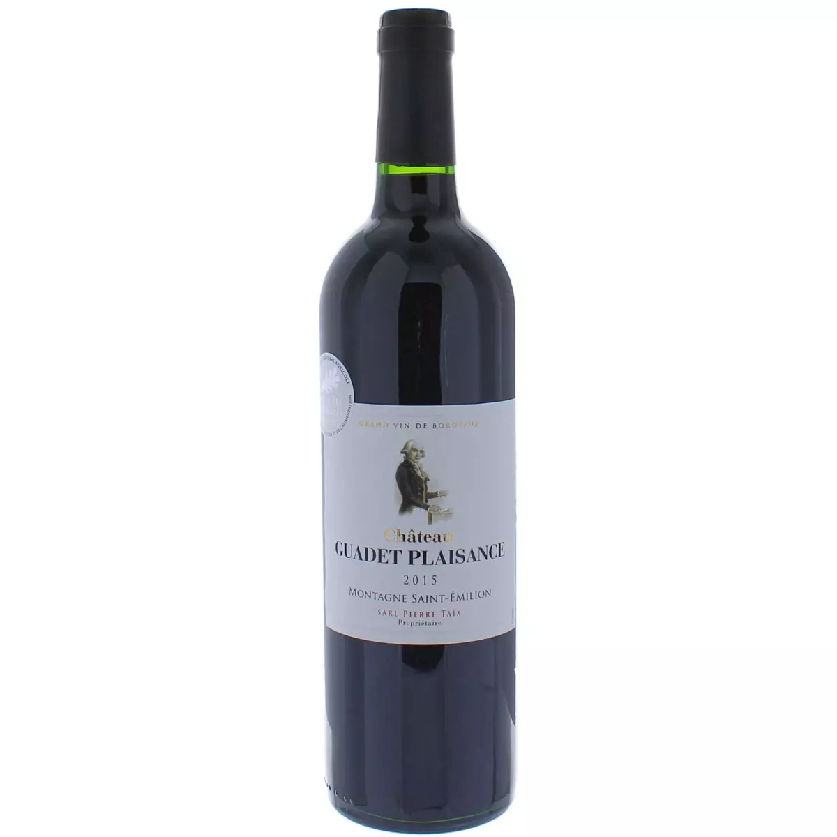 Vin rouge AOP Montagne-Saint-Emilion bio Château Guadet Plaisance 75cl