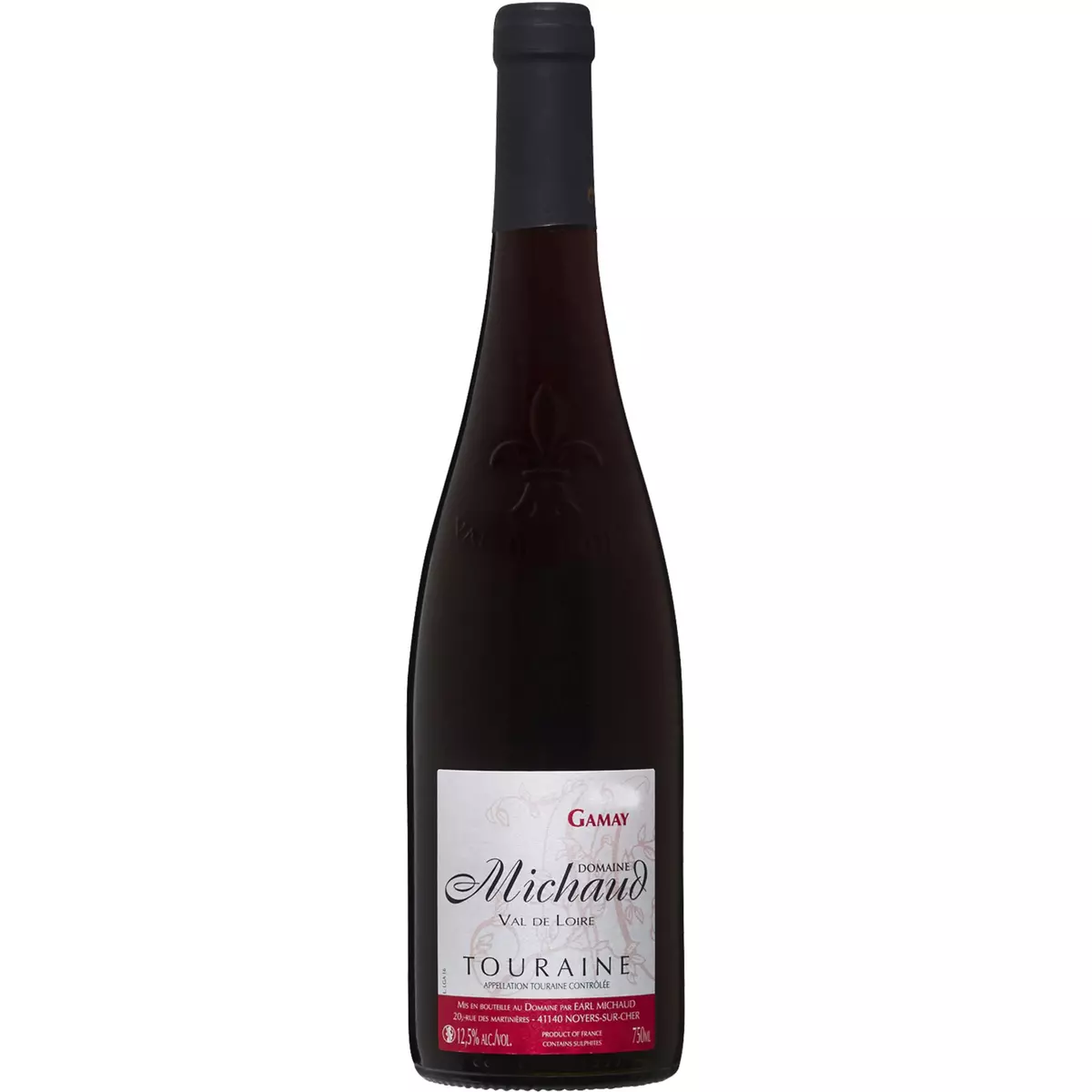Vin rouge AOP Touraine Domaine Michaud 75cl