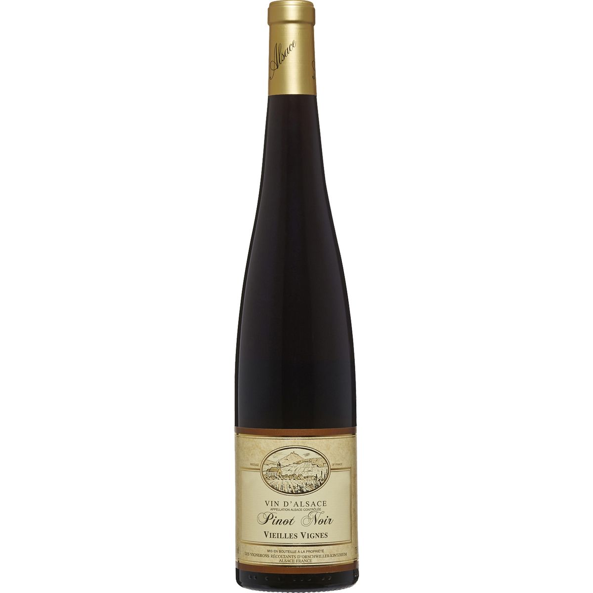 Vin rouge AOP Alsace Pinot noir vieilles vignes 75cl