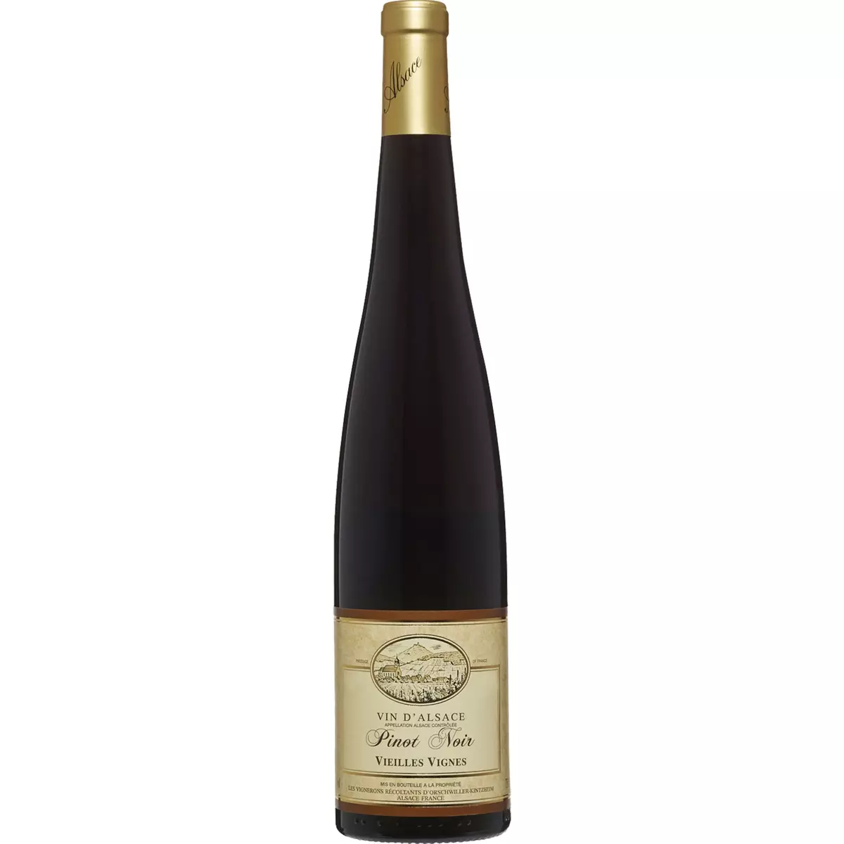 Vin rouge AOP Alsace Pinot noir vieilles vignes 75cl