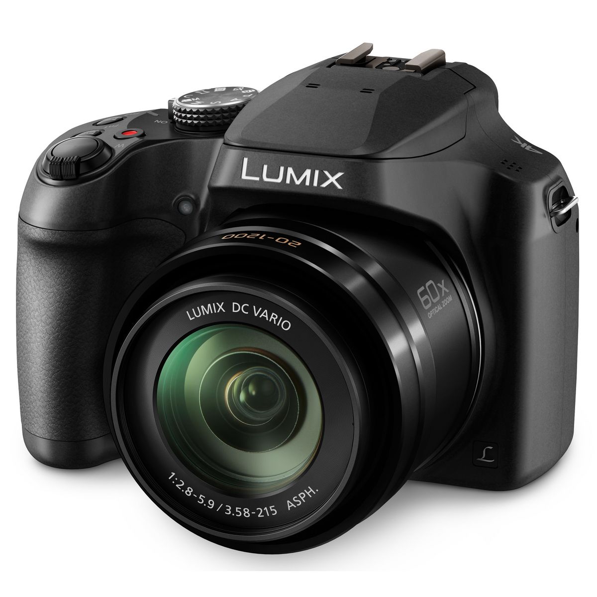 PANASONIC Appareil Photo Bridge - Lumix FZ82 - Noir - Objectif 3.58-215 mm