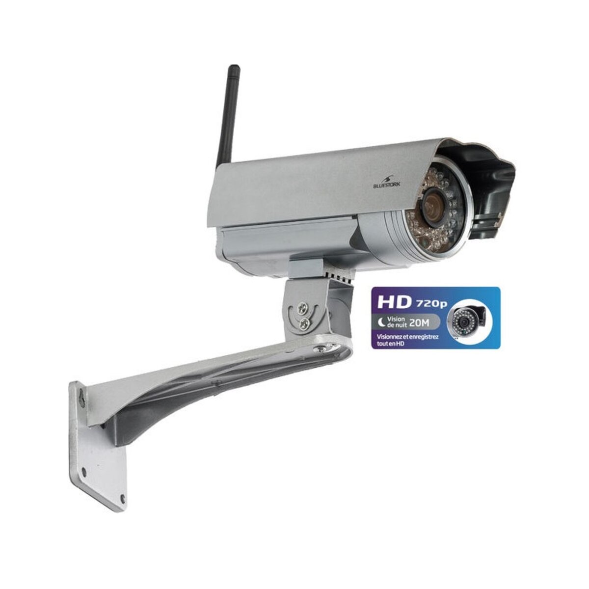 BLUESTORK BS CAM OF/HD - Camera de surveillance fixe