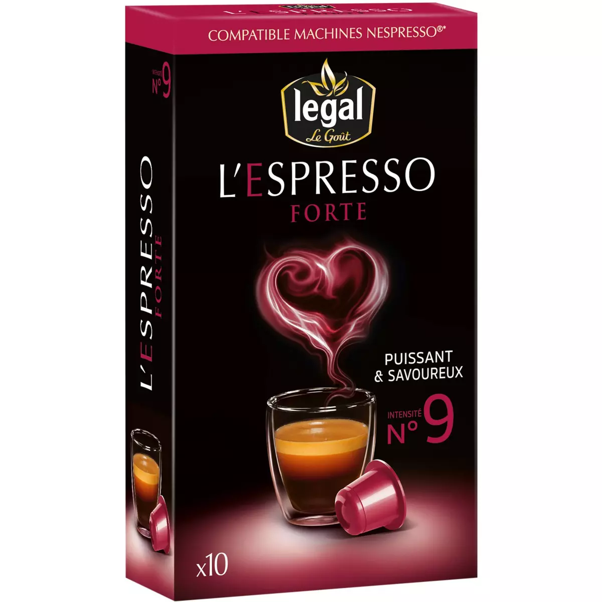 LEGAL Legal l'espresso forte nespresso capsule x10 -50g