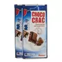 AUCHAN Choco Crac Tablettes de chocolat au lait et riz croustillant 2 pièces 2x100g