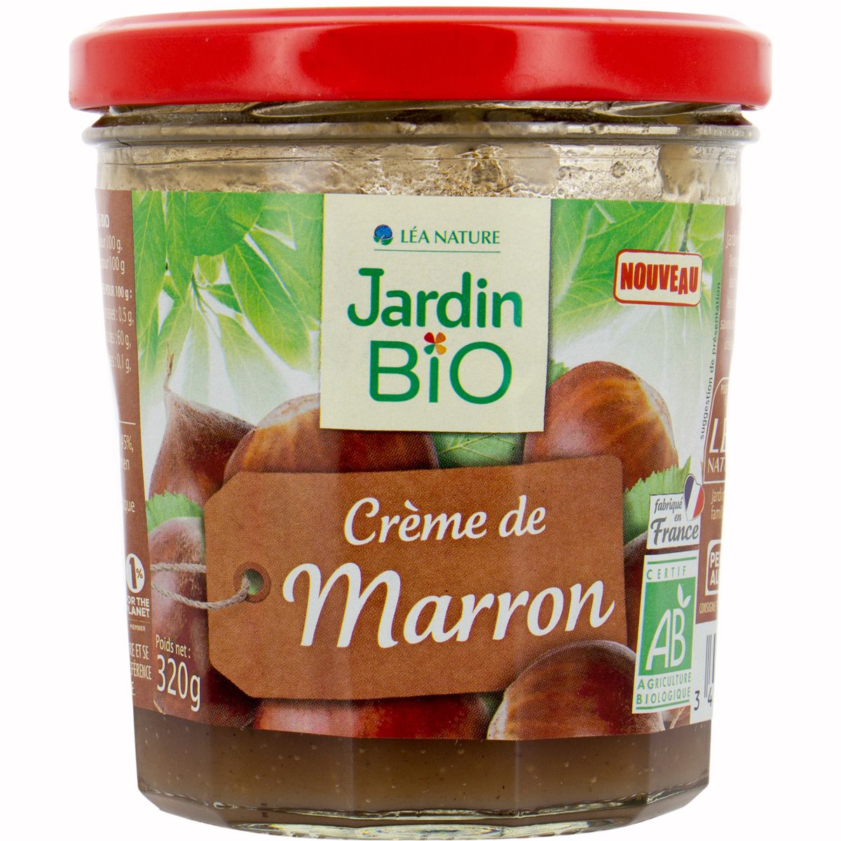 JARDIN BIO Jardin Bio crème de marron 320g