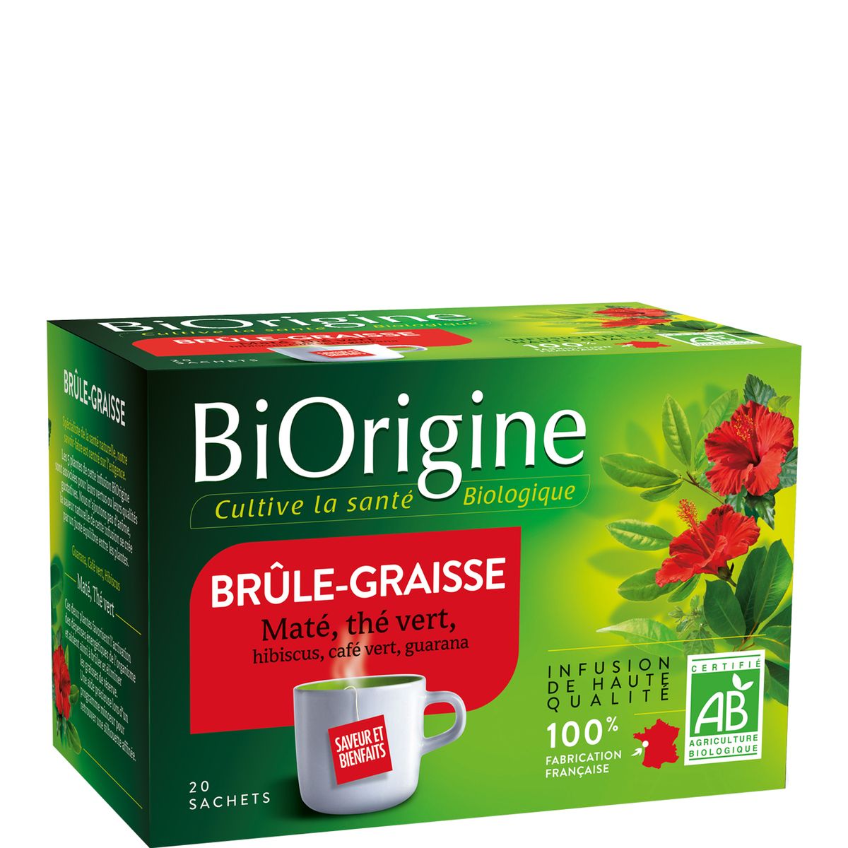 BIORIGINE Biorigine tisane brule graisse x20 - 32g