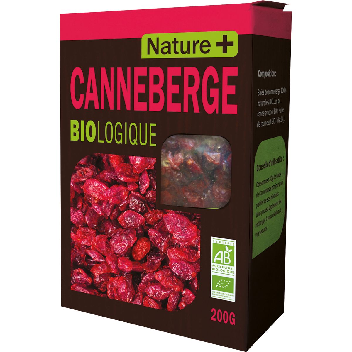 NATURE+ Nature+ canneberge 200g
