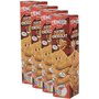AUCHAN RIK & ROK Biscuits fourrés au chocolat, lot de 4 4x16 biscuits 4x300g