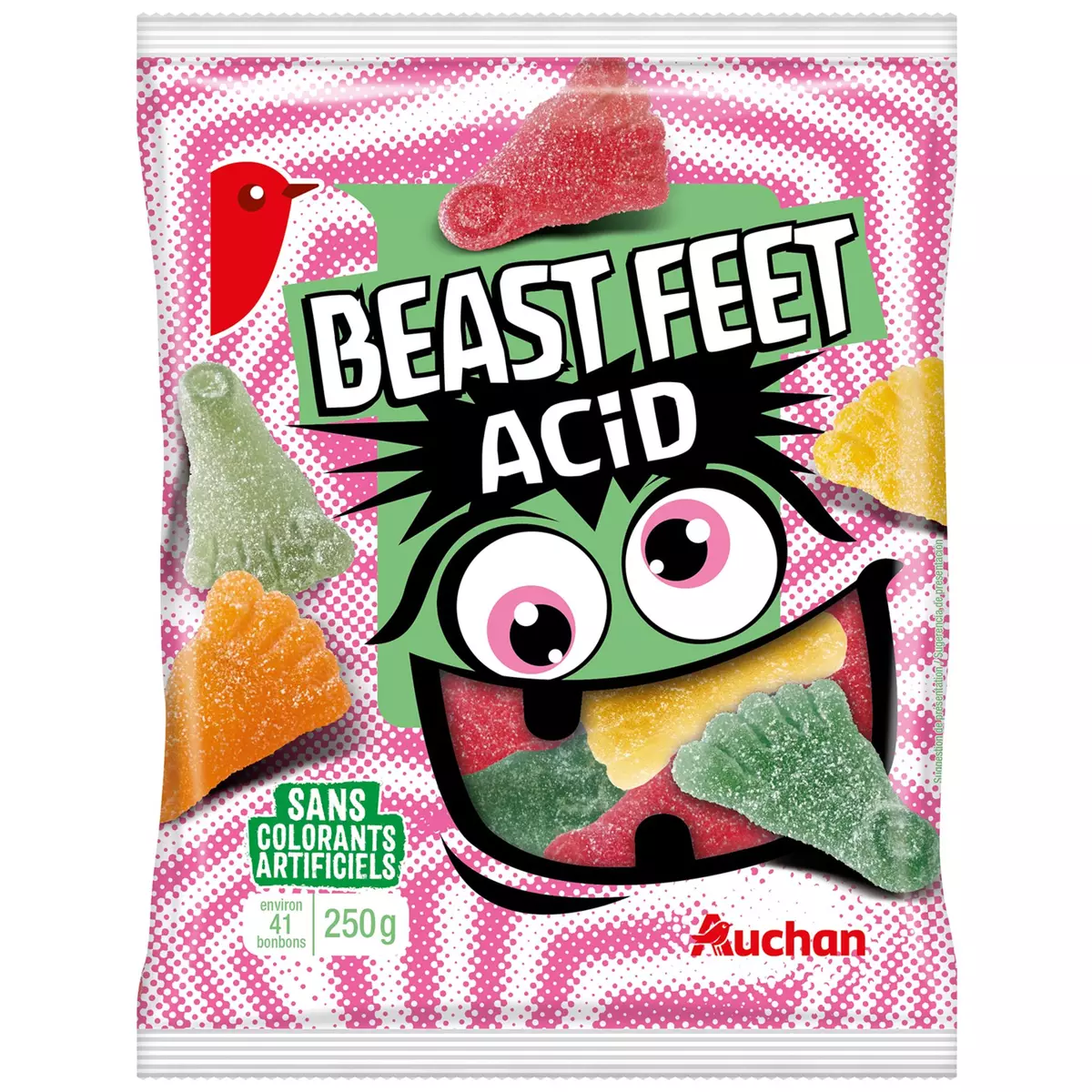 AUCHAN Auchan beast feet acide 250g