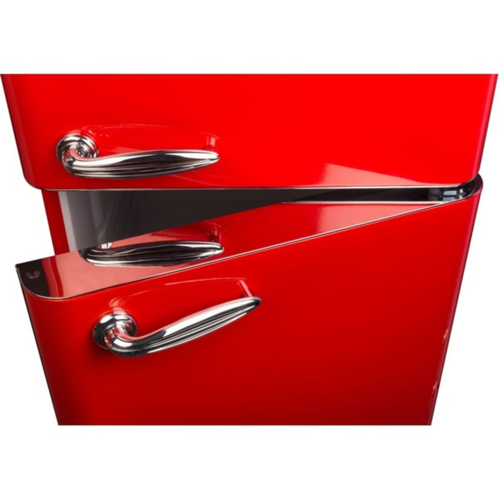 Voir la diapositive 2 : SCHNEIDER Réfrigérateur combiné SCB300VR, 304 L, Froid Brassé