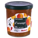 AUCHAN Marmelade d'orange 370g