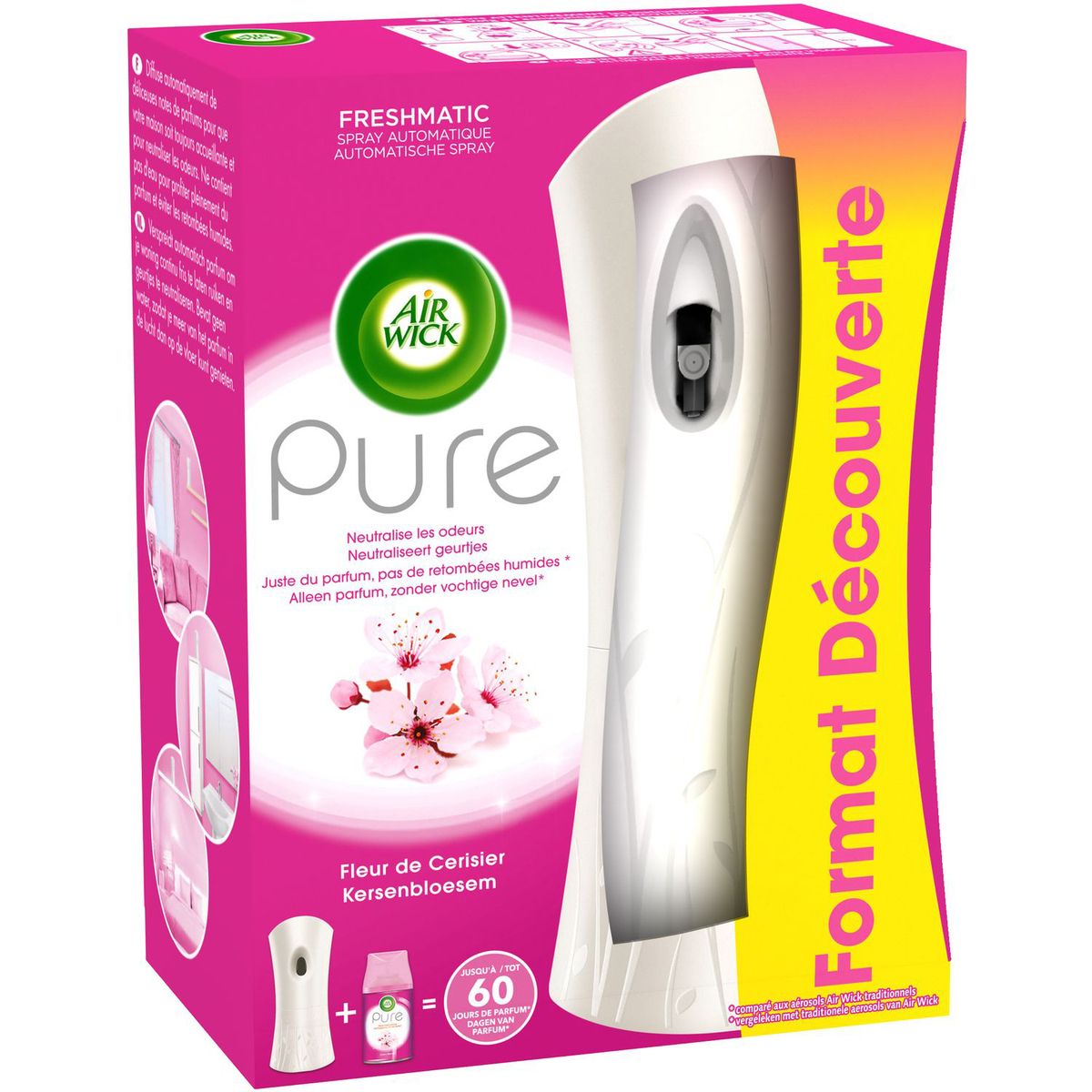 AIR WICK Air Wick freshmatic diffuseur pure fleurs découverte 250ml