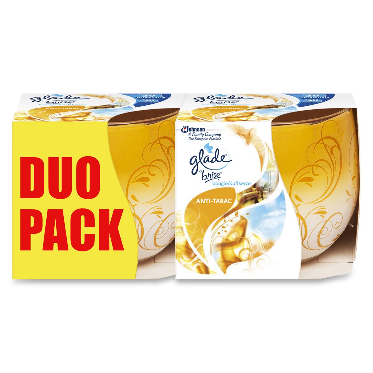 GLADE Glade bougie anti tabac x2