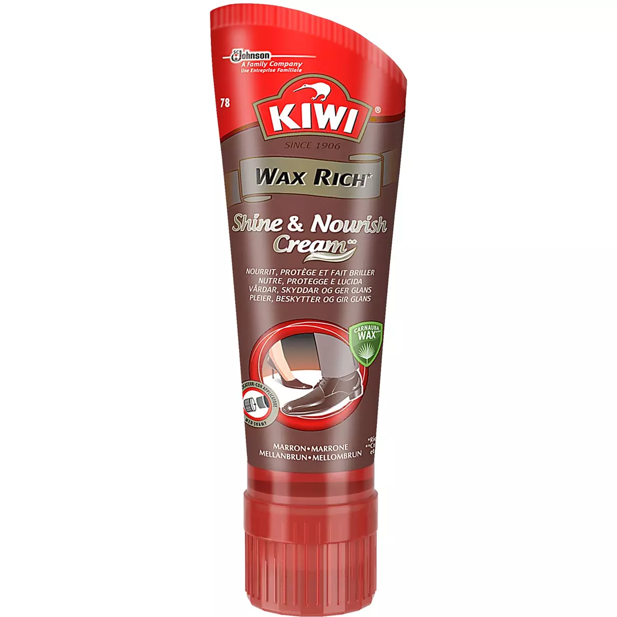 KIWI Kiwi Cirage crème marron 75ml 75ml