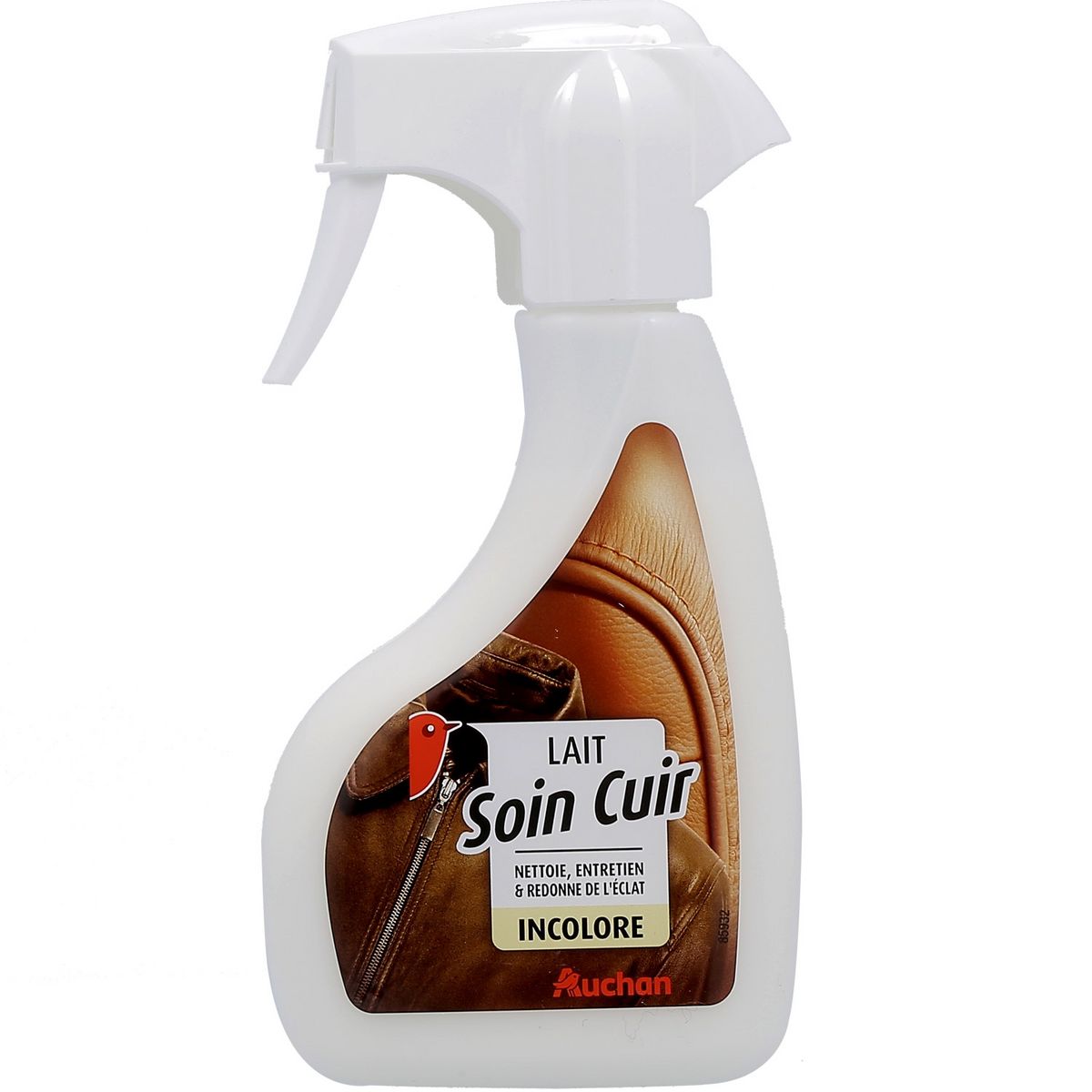 AUCHAN Spray lait de soin du cuir incolore 250ml