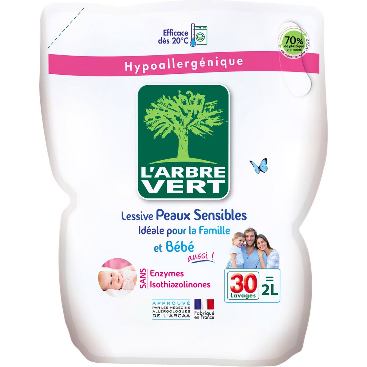 deal - L'Arbre Vert Lessive Liquide pour Peaux Sensibles Famille