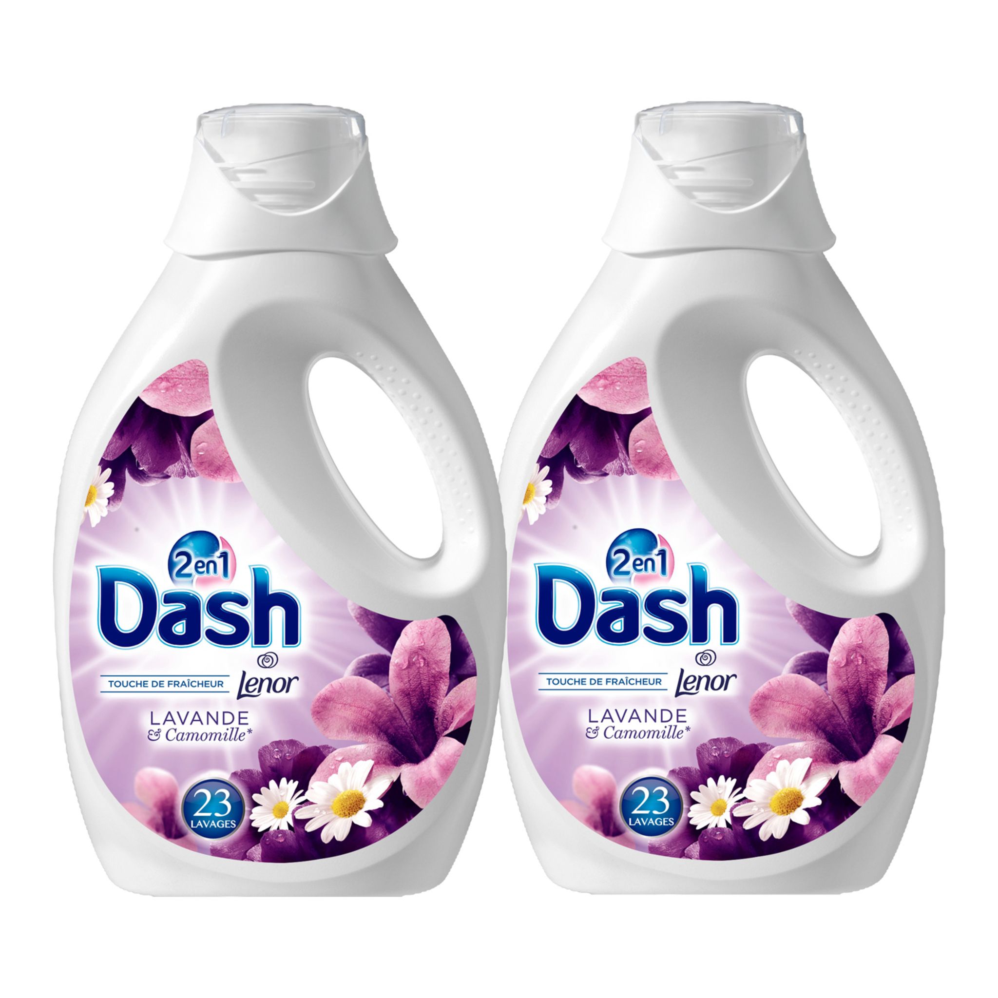 DASH Dash lessive diluée lavande lavage x46 -2x1,495l pas cher - Auchan.fr
