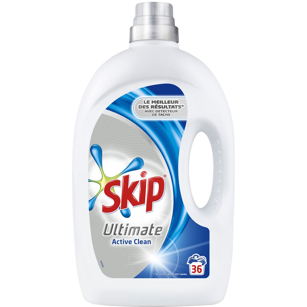 SKIP Lessive liquide ultimate active clean  36 lavages 2,52l