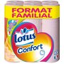 LOTUS Lotus confort papier toilette rose aquatube x18 familial